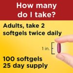 Nature Made CholestOff Plus, clinially proven to lower cholesterol, 100 Softgels, 25 Day Supply - Image 4