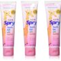 Spry Xylitol Baby Toothpaste, Natural Toddler Toothpaste, Fluoride Free Toothpaste for Kids, Xylitol Toothpaste for Kids Age 3 Months and Up, Tooth Gel Bubble Gum 2 Fl Oz (Pack of 3)