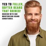 Viking Revolution Beard Wash & Beard Conditioner Set w/Argan & Jojoba Oils ? Softens, Smooths & Strengthens Beard Growth - Natural Peppermint and Eucalyptus Scent - Beard Shampoo w/Beard Oil (5 oz) - Image 4