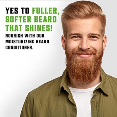 Viking Revolution Beard Wash & Beard Conditioner Set w/Argan & Jojoba Oils ? Softens, Smooths & Strengthens Beard Growth - Natural Peppermint and Eucalyptus Scent - Beard Shampoo w/Beard Oil (5 oz) - Image 4