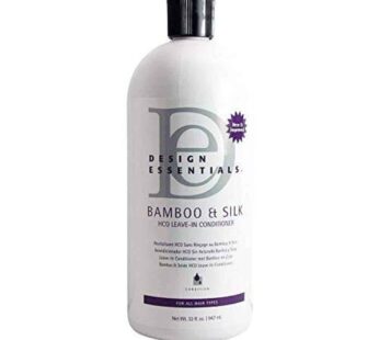 Design Essentials Bamboo & Silk HCO Leave-In Conditioner for All Hair Types, 32 Ounce