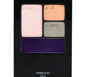 Maybelline New York Expert Wear Eyeshadow Quads, Luminous Lilacs, 0.17 oz.