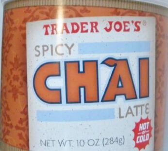 Trader Joe’s Spicy Chai Latte, 10 ounces (Pack of 6)