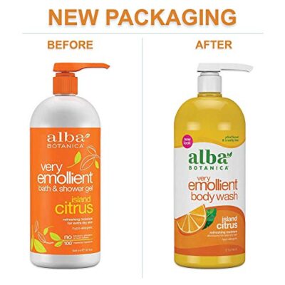 Alba Botanica Very Emollient Body Wash, Island Citrus, 32 Oz - Image 6