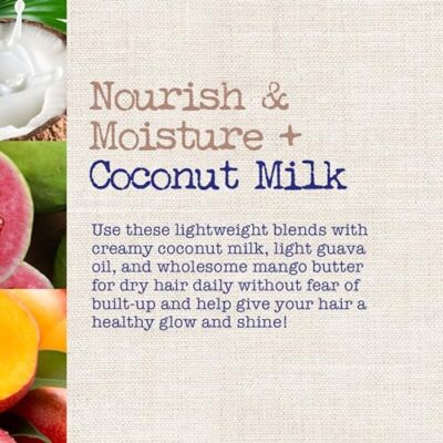Maui Moisture Nourish & Moisture + Coconut Milk Shampoo to Hydrate and Detangle Curly Hair, Lightweight Daily Moisturizing Shampoo, Vegan, Silicone & Paraben-Free, 13 fl oz - Image 4