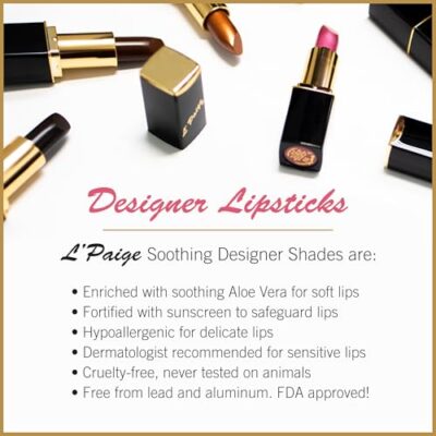 L'Paige L06 - HARVEST Designer Lipstick, Aloe Vera Based, Long-lasting, Moisturizing - Image 2