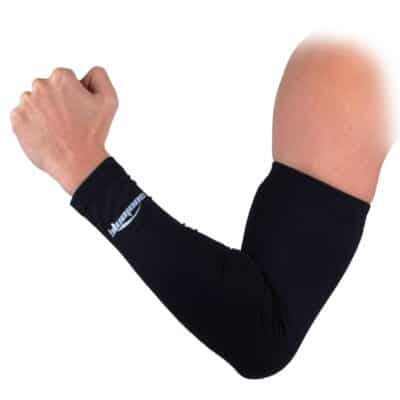 COOLOMG Arm Sleeve Youth Boys Adult Compression Sleeve for Basketball Baseball Football Golf (1 Sleeve) Black S