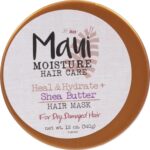Maui Moisture Heal & Hydrate + Shea Butter Hair Mask & Leave-In Conditioner Treatment to Deeply Nourish Curls & Help Repair Split Ends, Vegan, Silicone, Paraben & Sulfate-Free, 12 Ounce - Image 17