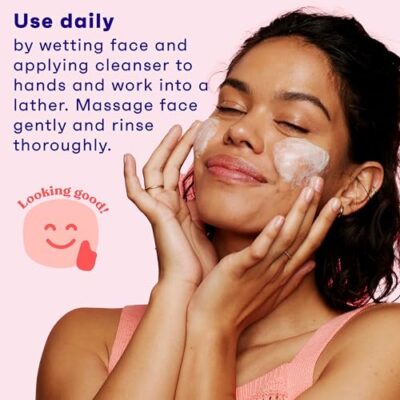 Clean & Clear Essentials Foaming Facial Cleanser, Oil-Free Daily Face Wash with Glycerin to Remove Acne Breakout-Causing Dirt, Oil & Makeup Without Over-Drying, 8 Fl Oz (Packaging may vary) - Image 7