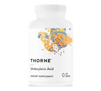 THORNE Undecylenic Acid (Formerly Formula SF722) – 250 mg of Undecylenic Acid – Fatty Acid Support for a Healthy Balance of Gut and Vaginal Flora – Gluten Free – 250 Gelcaps – 50 Servings