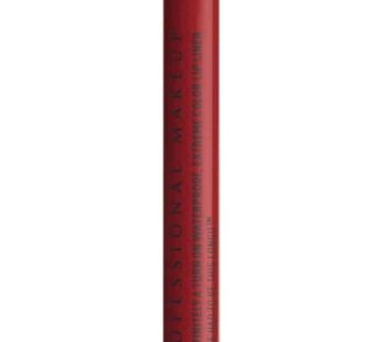 NYX PROFESSIONAL MAKEUP Slide On Lip Pencil, Lip Liner – Red Tape (Deep Red)