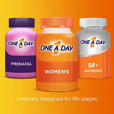 One A Day Women?s Multivitamin Gummies, Supplement with Vitamin A, Vitamin C, Vitamin D, Vitamin E and Zinc for Immune Health Support, Calcium & more, Orange, 230 count, Fruity - Image 6