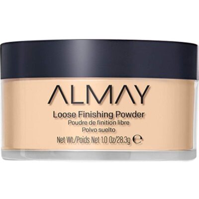 Almay Setting Powder, Face Makeup, Matte Loose Powder, Hypoallergenic, Cruelty Free, 200 Light Medium, 1 Oz