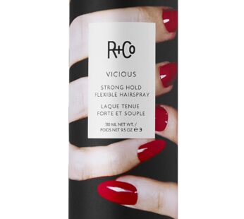 R+Co Vicious Strong Hold Flexible Hairspray | Strong Hold + No Crunch + No Flaking | Vegan + Cruelty-Free | 9 Oz
