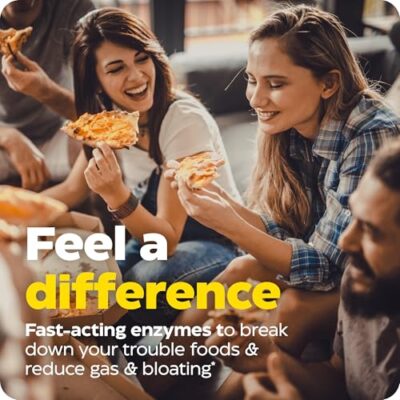 Enzymedica Digest Spectrum, Digestive Enzymes for Multiple Food Intolerances, Offers Fast-Acting Gas & Bloating Relief, 90 Capsules FFP - Image 5