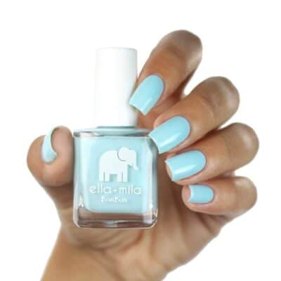 ella+mila Nail Polish, BonBon Collection - My Baby Blue - Long-Lasting & Chip Resistant Formula (0.45 fl oz each) - Image 6