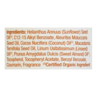 Alba Botanica Hawaiian Organic Body Oil - Kukui Nut - 8.5 Ounce (Pack of 2) - Image 4