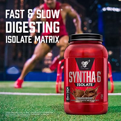 BSN SYNTHA-6 Isolate Protein Powder, Chocolate Protein Powder with Whey Protein Isolate, Milk Protein Isolate, Flavor: Chocolate Milkshake, 24 Servings - Image 6