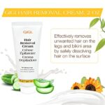 GiGi Hair Removal Cream with Calming Balm for Legs and Bikini Area - Image 2
