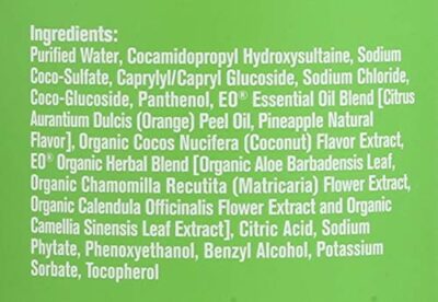 Everyone 3-in-1 Soap for Every Kid Safe, Gentle and Natural Shampoo, Body Wash, and Bubble Bath, Tropical Coconut Twist, 1 Count - Image 4