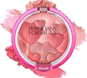 Physicians Formula Happy Booster Heart Blush Glow & Mood Boosting, Rose, Dermatologist Tested