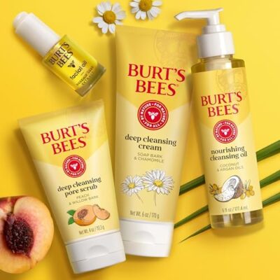 Burt's Bees Gua Sha Face Oil With Rosehip Seed Extract, Reduces Appearance of Fine Lines and Wrinkles, Use with Ice Roller & Facial Tools, Natural Origin Skin Care, 0.51 fl. oz. - Image 15