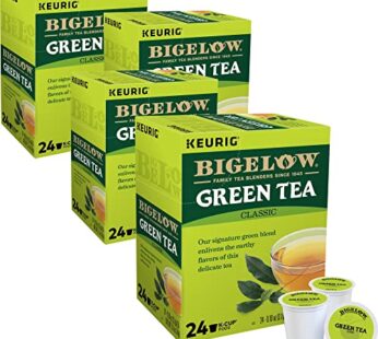 Bigelow K-Cup for Keurig Brewers, Green Tea 24 Count (Pack of 4)