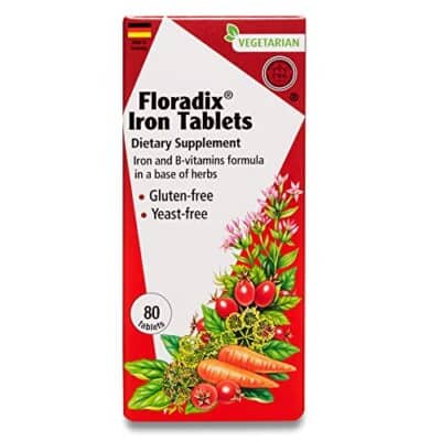 Flora, Floradix Iron, 80 Count