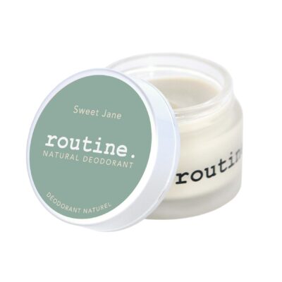 Routine Natural Deodorant Sweet Jane Deo Jar | 2 Fluid Oz. Natural Deodorant | Aluminum Free Natural Deodorant For Women & Men (Cream Jar Formula)