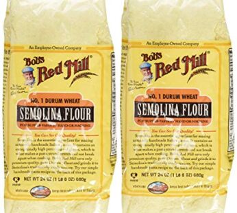 Bob’s Red Mill Semolina Pasta Flour – 24 oz – 2 Pack