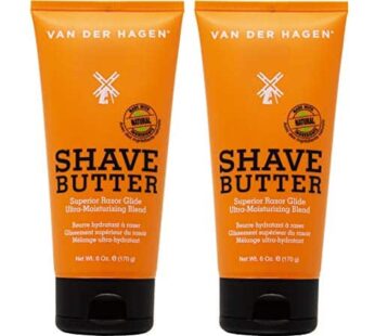 Van Der Hagen Shave Butter 6 oz (Pack of 2)