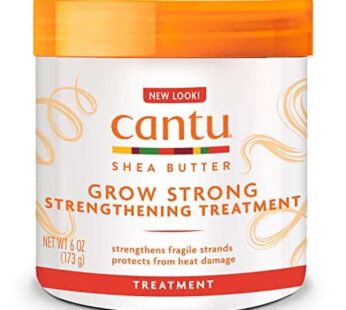 Cantu Grow Strong Strengthening Treatment with Shea Butter, 6 oz (Packaging May Vary)