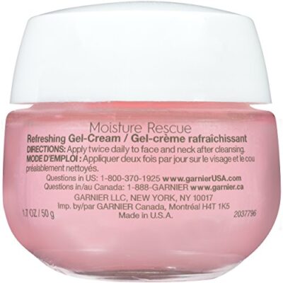 Garnier SkinActive Moisture Rescue Refreshing Gel-Cream for Dry Skin, Oil-Free, 1.7 Oz (50g), 1 Count (Packaging May Vary) - Image 2