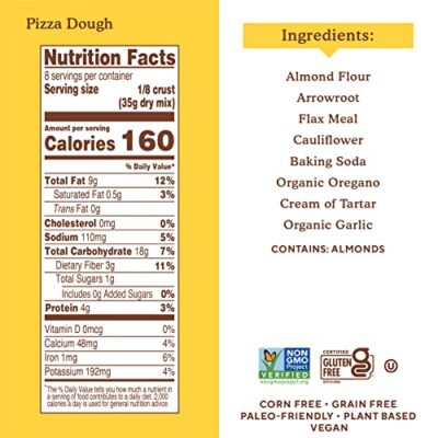 Simple Mills Almond Flour Baking Mix, Cauliflower Pizza Dough - Gluten Free, Vegan, Plant Based, 9.8 Ounce (Pack of 1) - Image 4