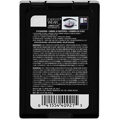 Maybelline New York Expert Wear Eyeshadow Quads, Luminous Lilacs, 0.17 oz. - Image 2