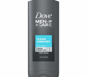 Dove Men + Care Body & Face Wash, Clean Comfort 13.50 oz (Pack of 2)