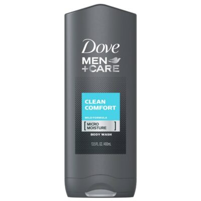 Dove Men + Care Body & Face Wash, Clean Comfort 13.50 oz (Pack of 2)