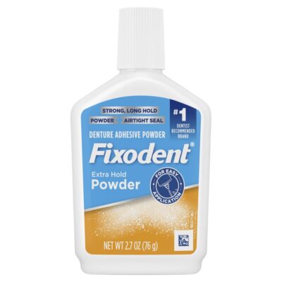 Fixodent Extra Hold Denture Adhesive Powder, 2.7 Ounce (Pack of 4) - Image 2