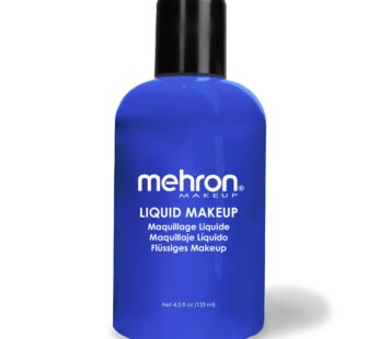 Mehron Makeup Liquid Makeup | Face Paint and Body Paint 4.5 oz (133 ml) (Blue)