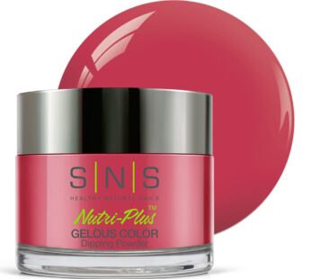 SNS Nail Dip Powder, Gelous Color Dipping Powder – Dusty Rose (Pink/Mauve, Shimmer) – Long-Lasting Dip Nail Color Lasts 14 Days – Low-Odor & No UV Lamp Required – 1oz