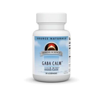 Source Naturals Serene Science GABA, 125 mg, Orange Flavored* – 30 Tablets