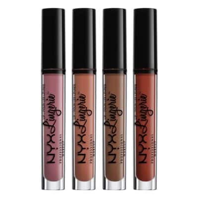 NYX PROFESSIONAL MAKEUP Lip Lingerie Matte Liquid Lipstick - French Maid (Muted Mauve) - Image 9