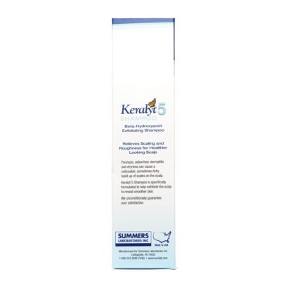 Keralyt 5 Anti-Dandruff Shampoo - Max Strength 5% Salicylic Acid Scalp Build-Up Clearing - Promotes Relief from Dandruff, Psoriasis, Seborrheic Dermatitis, Dryness, and Itchiness, 177 milliliters - Image 9