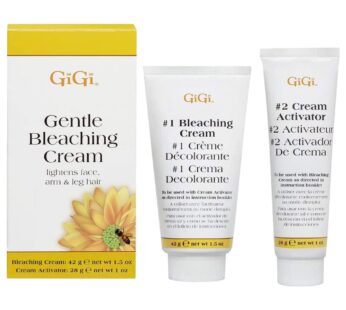 GiGi Gentle Hair Bleaching Cream to Lighten Face, Arm, and Leg Hair