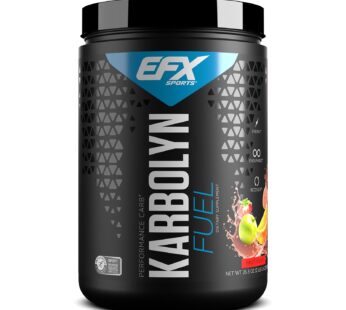 EFX Sports Karbolyn Fuel | Fast-Absorbing Carbohydrate Powder | Carb Load, Sustained Energy, Quick Recovery | Stimulant Free | 18 Servings (Fruit Punch)