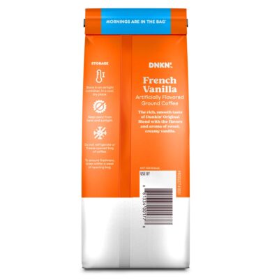 Dunkin' Donuts French Vanilla Ground Coffee - 453g (16oz.) - Image 3