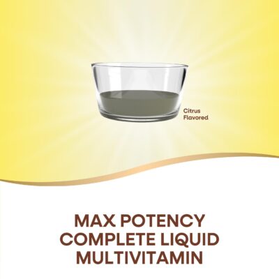 Nature's Way Alive! Max Potency Complete Liquid Multivitamin for Women and Men, Antioxidants Beta Carotene, Vitamins C & E, and Food-Based Blends, Citrus Flavored, 30.4 Fl Oz (Packaging May Vary) - Image 3