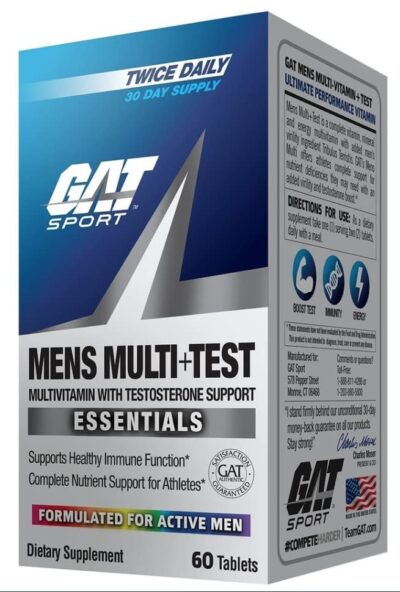 GAT SPORT Men's Multi + Test, Premium Multivitamin Tablets (60 Count) - Image 2