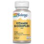 SOLARAY Vitamin B Complex 100 mg, Healthy Energy Supplement, Red Blood Cell Formation, Nerve & Immune Support, Super B Complex Vitamins with Folic Acid, Vitamin B6, B12, Biotin & More, Vegan, 50ct