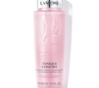 Lanc?me Tonique Confort Hydrating Face Toner – with Hyaluronic Acid, Acacia Honey, and Sweet Almond Oil – for Improved Skin Hydration – 13.4 Fl Oz